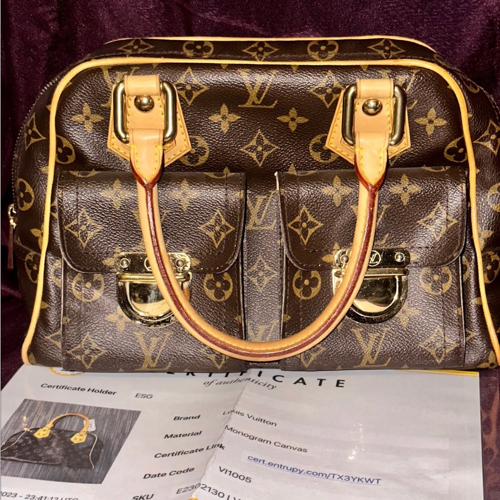 Authentic Beautiful Louis Vuitton Manhattan PM